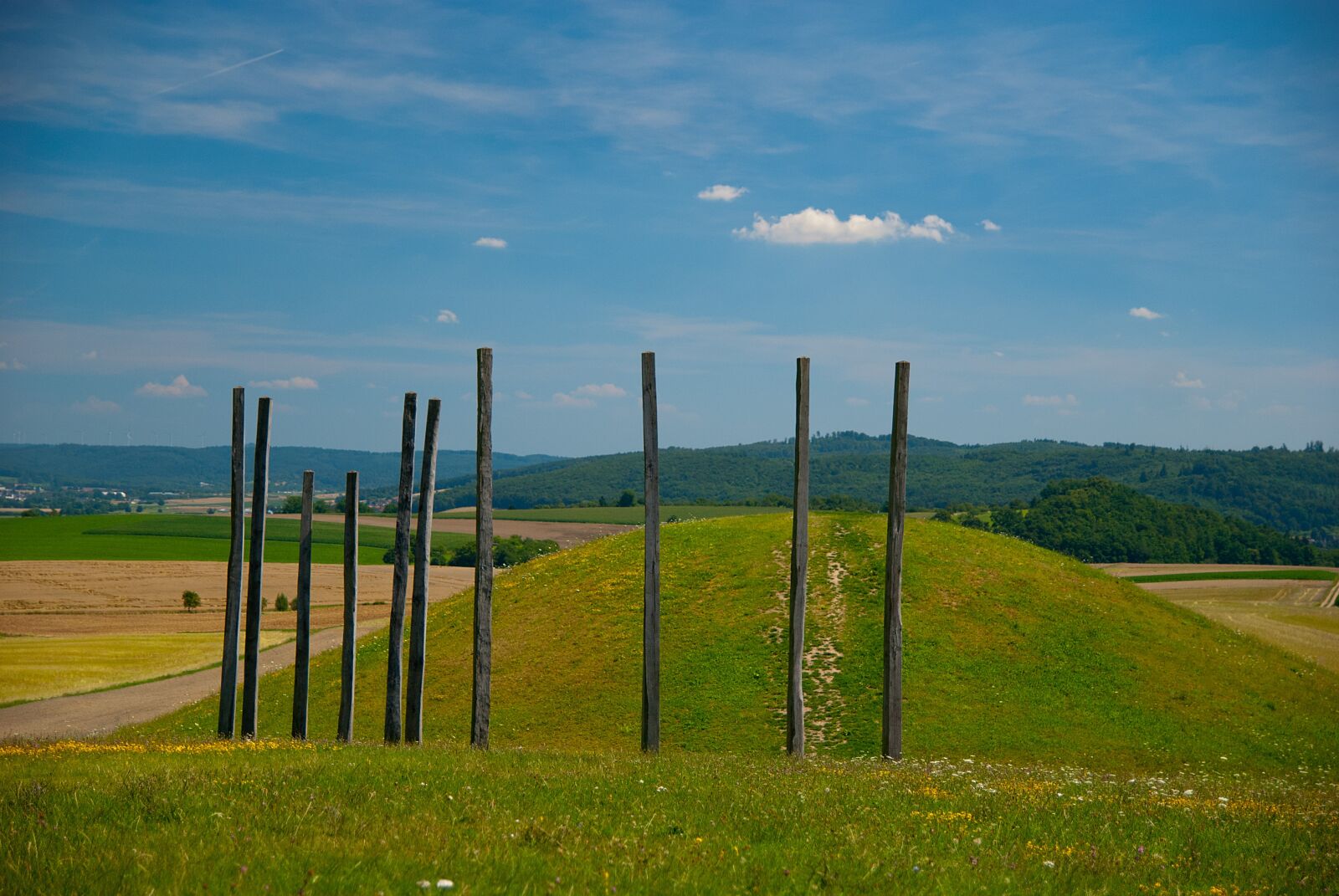 Nikon D200 sample photo. Glauberg, celts, burial mounds photography
