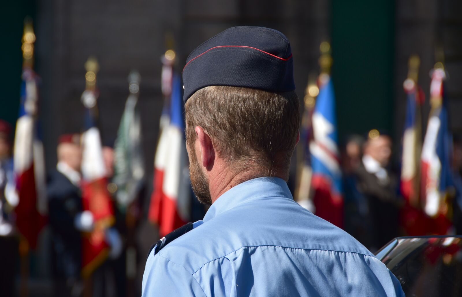 Nikon D5600 sample photo. Policeman, police, national holiday photography