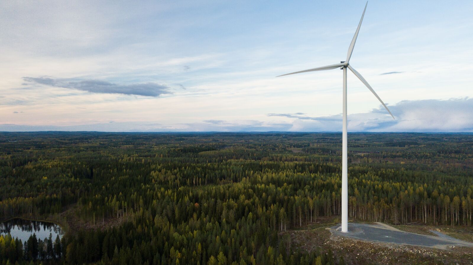 DJI FC220 sample photo. Finnish, wind power, the photography