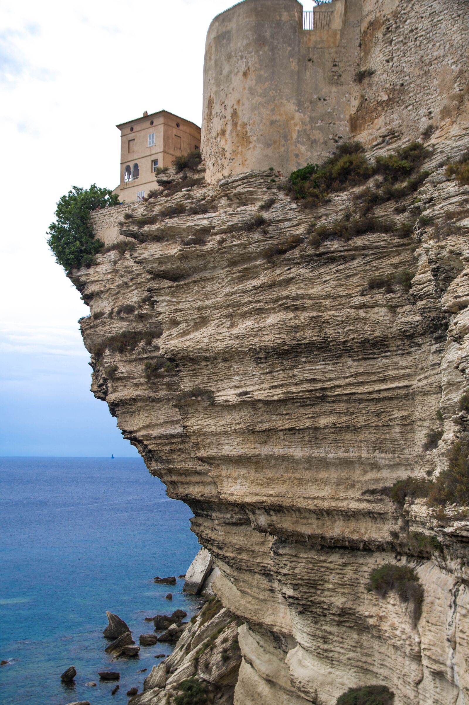 Pentax KP sample photo. Corsican, bonifacio, cliffs photography