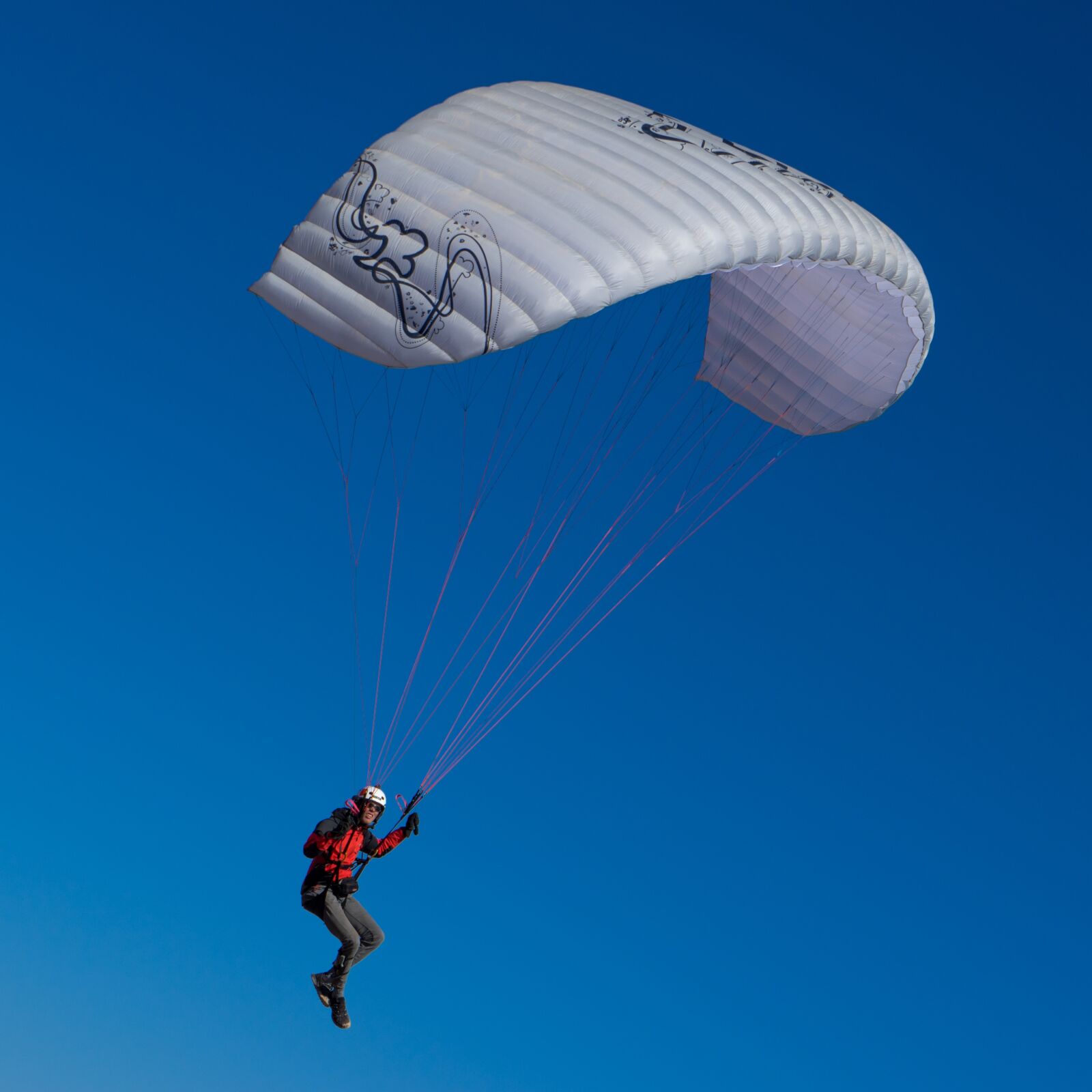 Sony a7R sample photo. Parachute, parachute fly, air photography