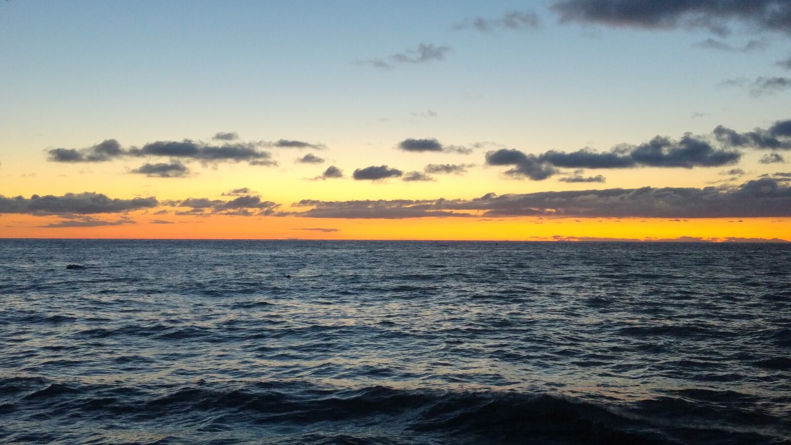 LG G4 sample photo. Sea, sunset, ocean photography