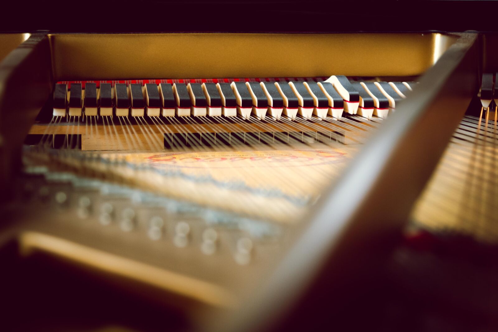 Nikon D750 sample photo. Piano, key, inside photography
