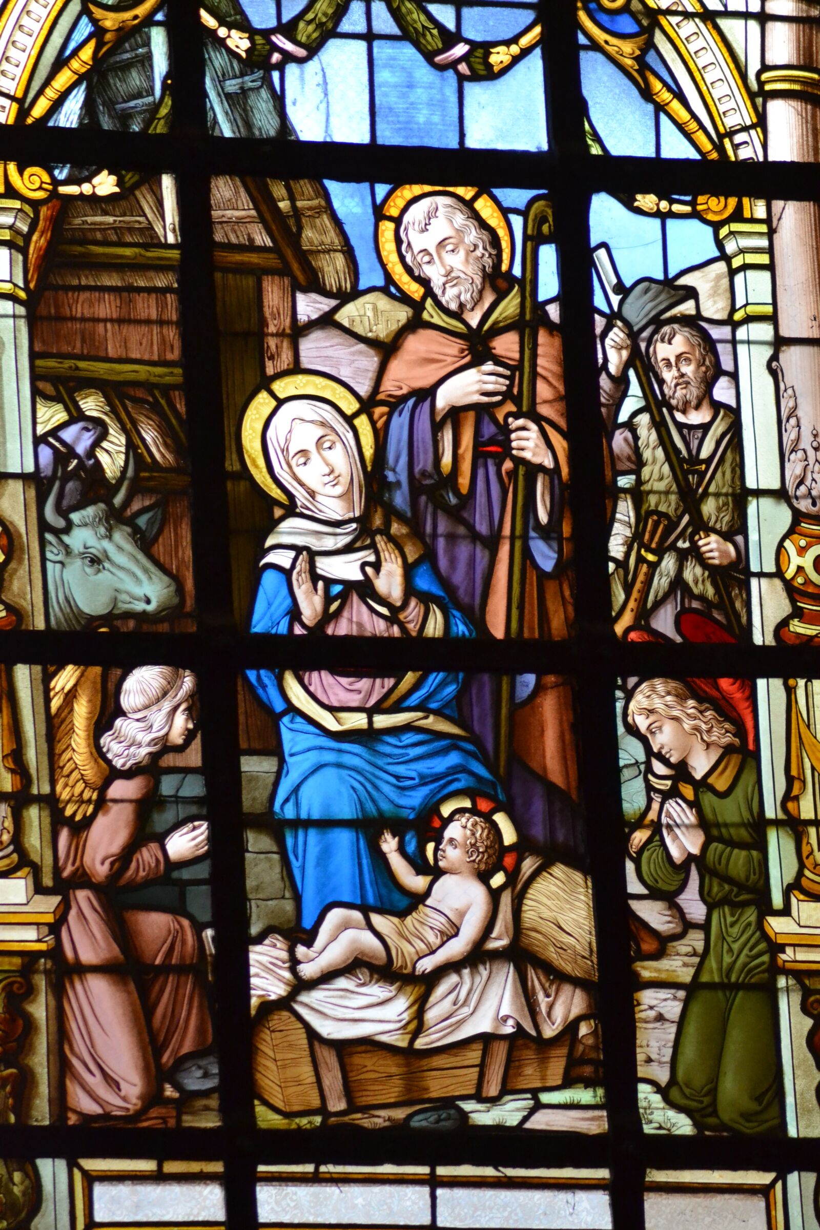 Nikon D3100 sample photo. Stained glass, window, church photography
