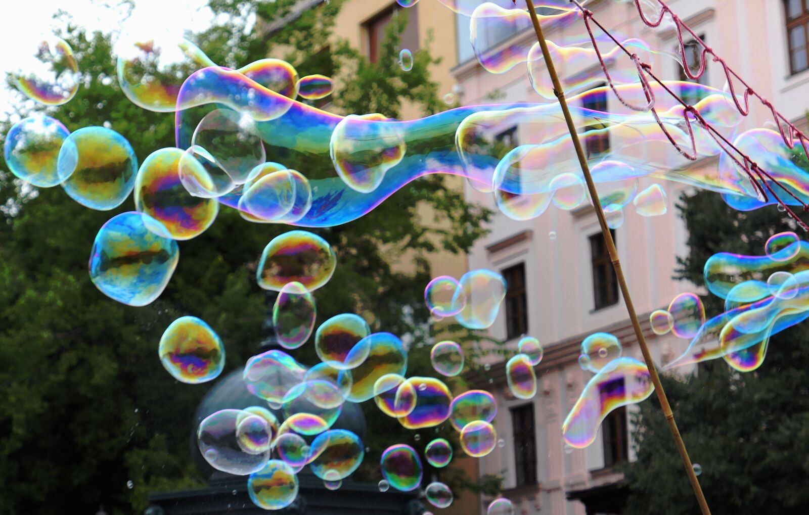 Panasonic Lumix DMC-LX10 (Lumix DMC-LX15) sample photo. Soap bubbles, soap, blow photography
