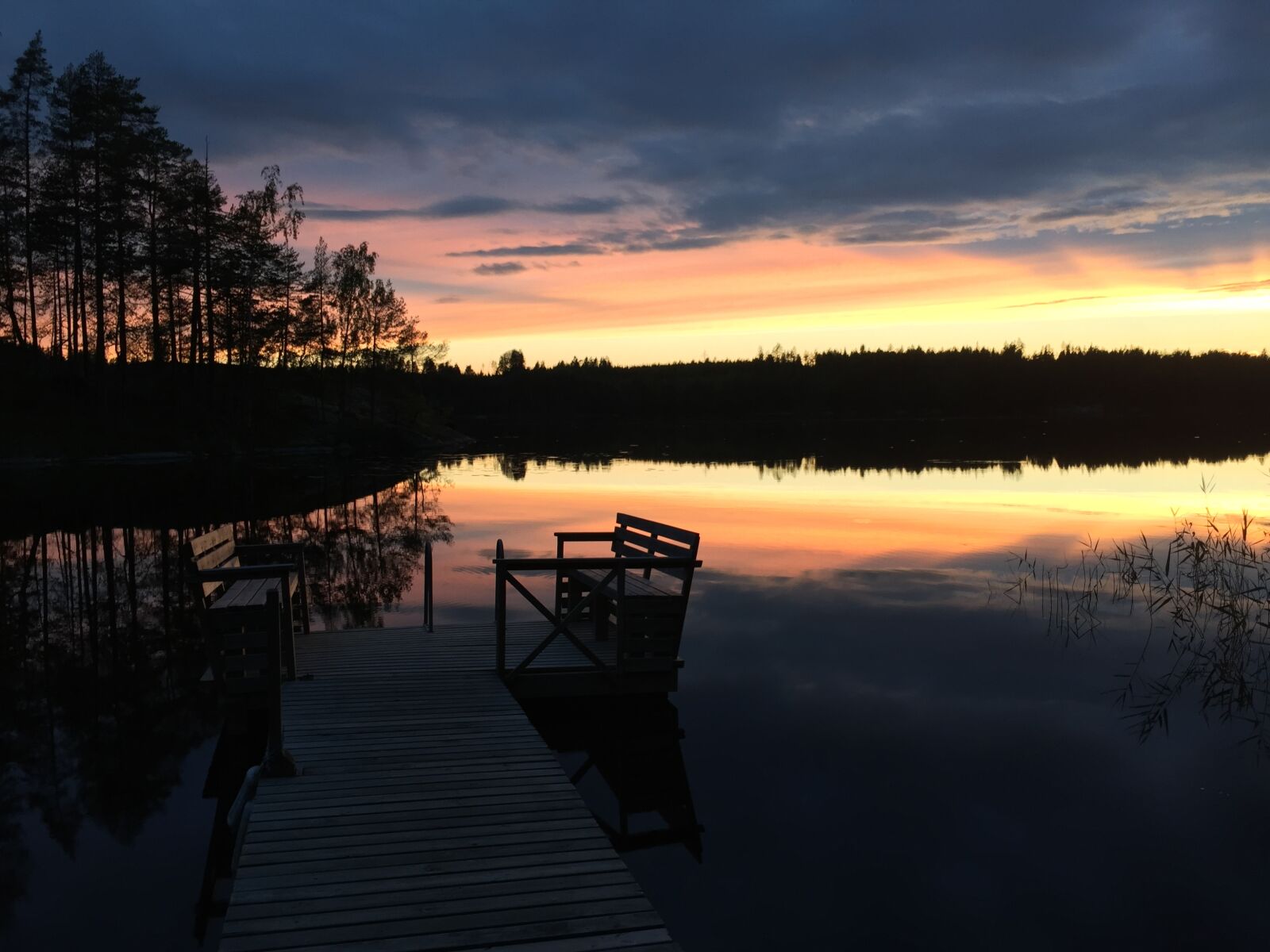 Apple iPhone 6 sample photo. Finland, more, colorful sunset photography