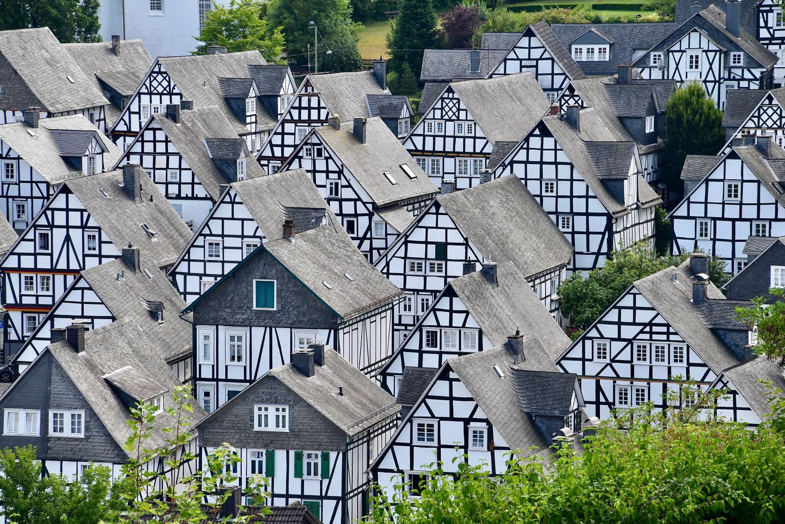 Nikon D5500 sample photo. Freudenberg, germany, half-timbered photography
