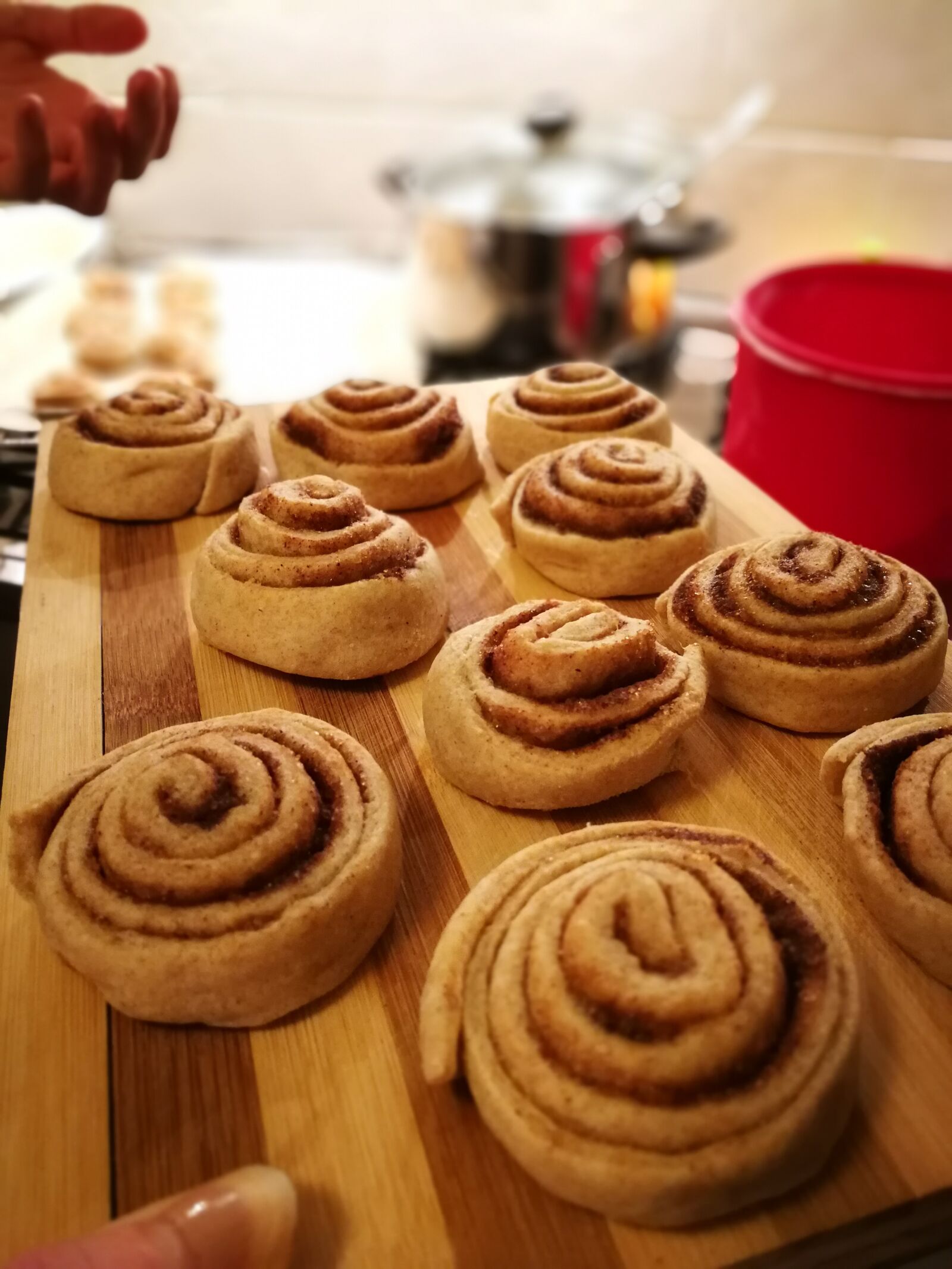 HUAWEI P10 sample photo. Cinnamon rolls, cake, swedish photography