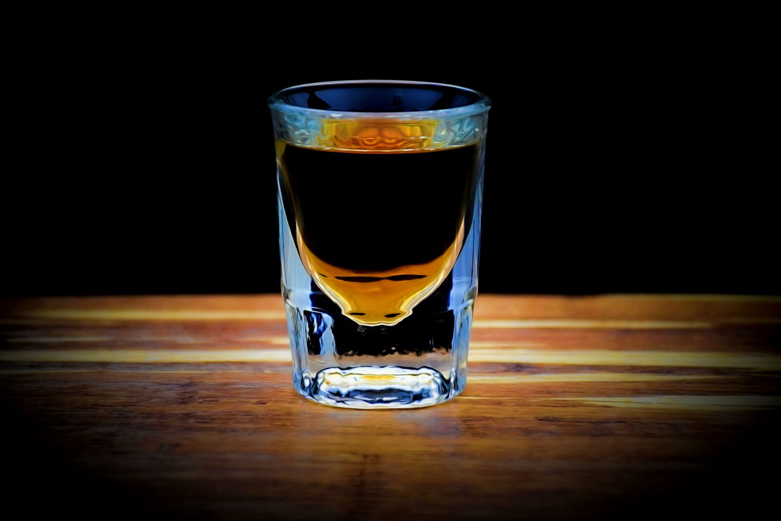 Nikon D5500 sample photo. Lit whiskey shot, shot photography