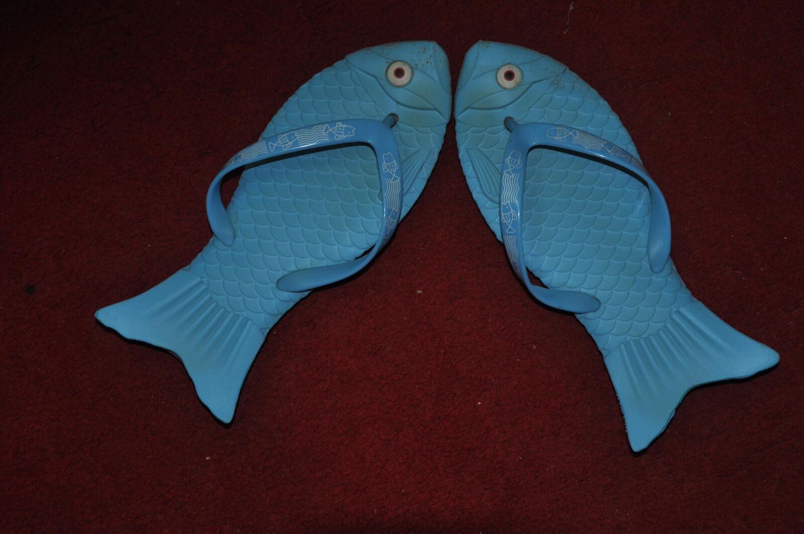 Nikon D90 sample photo. Sandals, blue, fish, shape photography