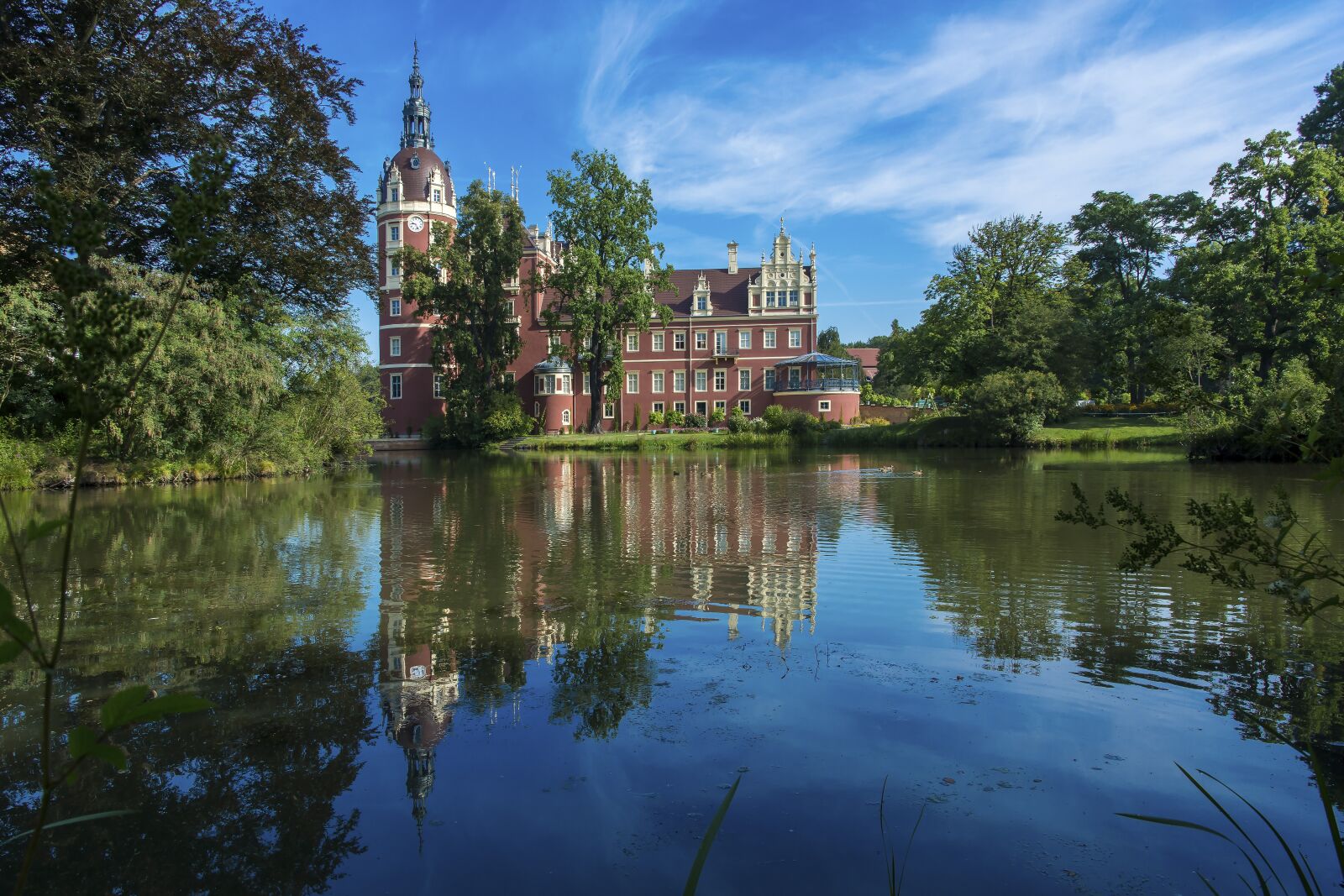 Nikon D7100 sample photo. Bad muskau, castle, moated photography