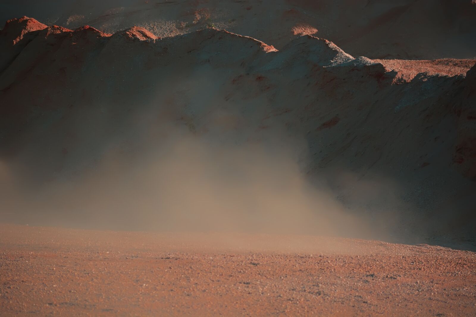 Nikon D5200 sample photo. Dust, sand, racing photography