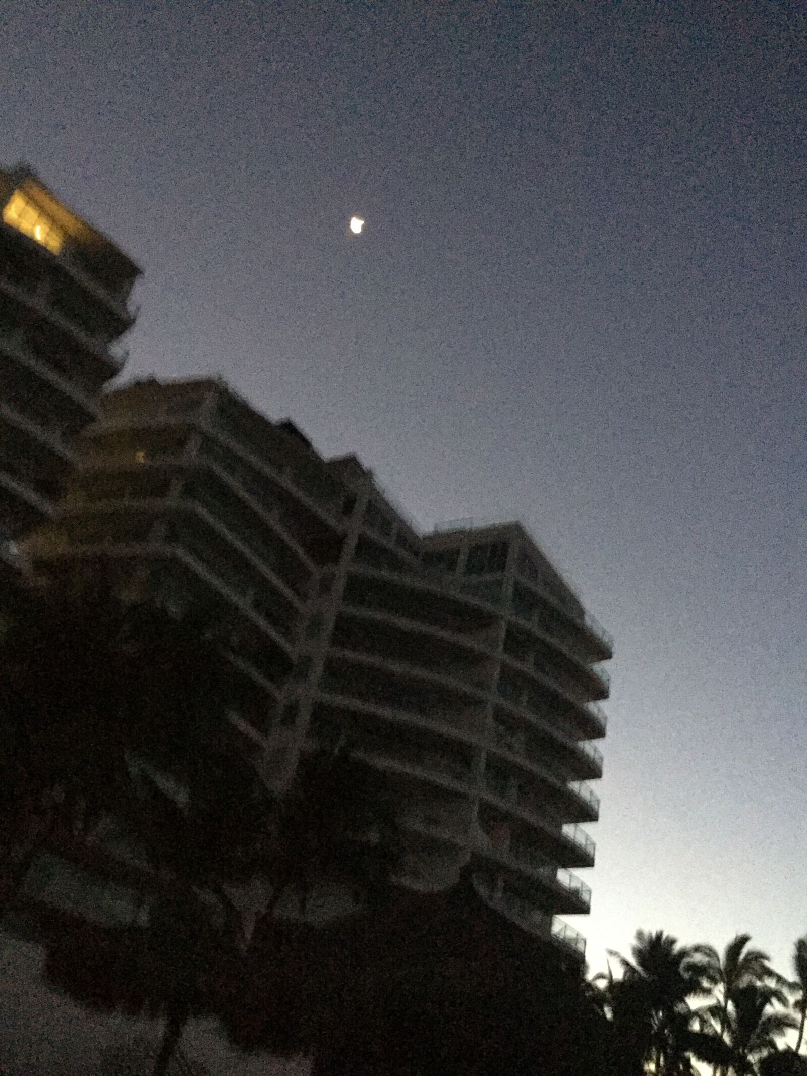 iPod touch back camera 3.3mm f/2.4 sample photo. Building, dusk, city photography