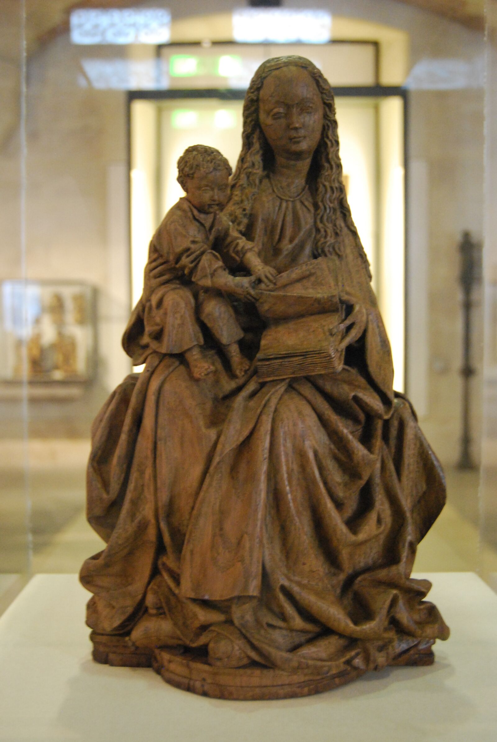 Nikon D60 sample photo. Virgin and child, sculpture photography