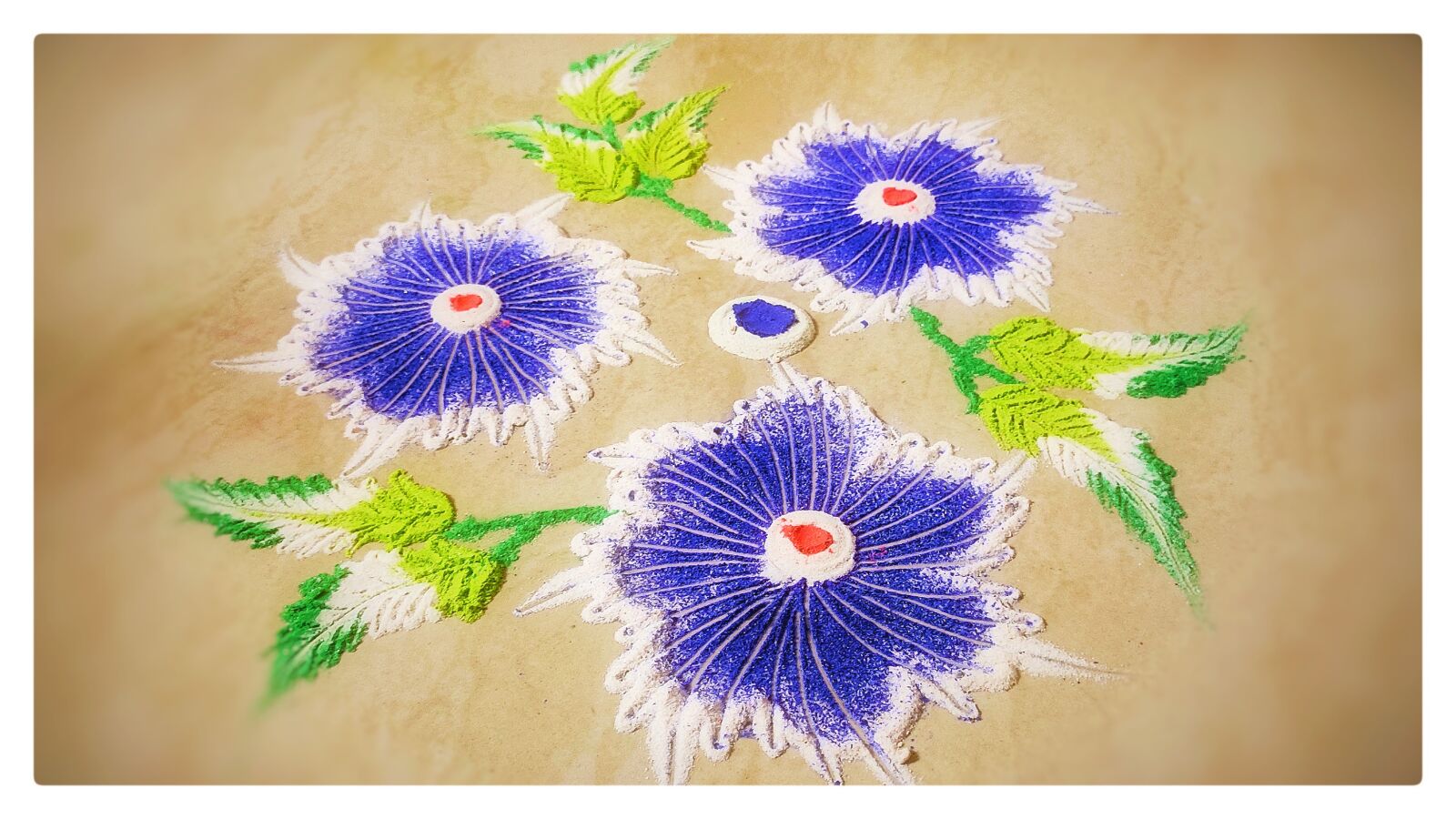 Xiaomi Redmi Note 7 Pro sample photo. Rangoli, flower rangoli, kolam photography