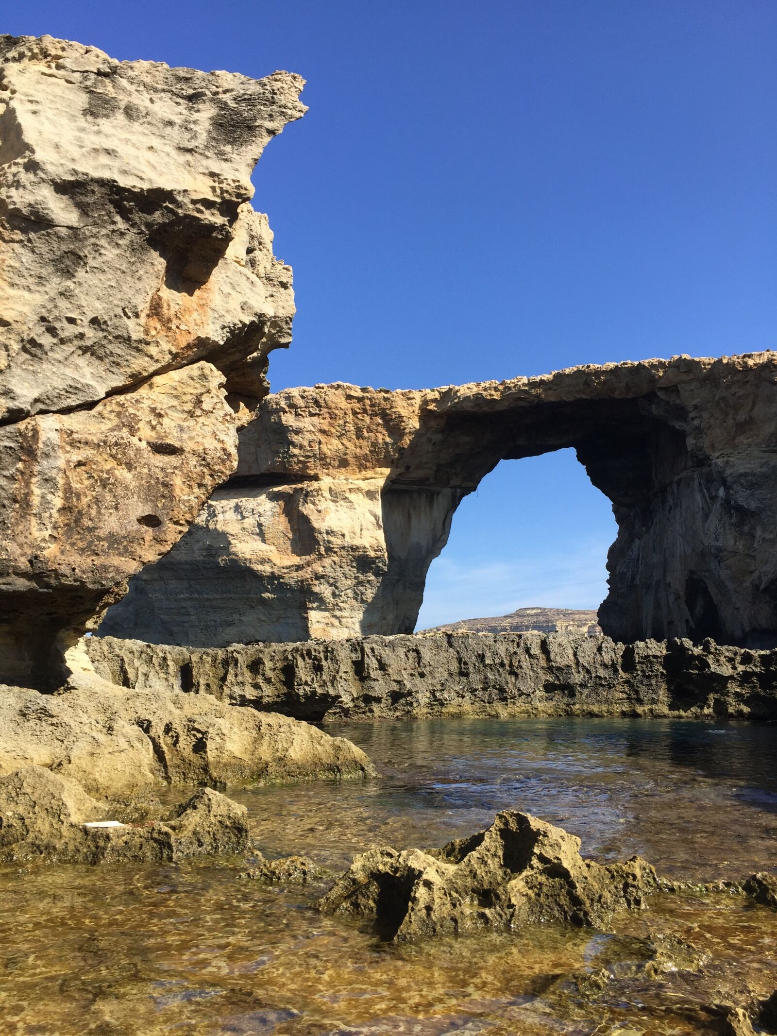 iPhone 6 Plus back camera 4.15mm f/2.2 sample photo. The azure window, gozo photography