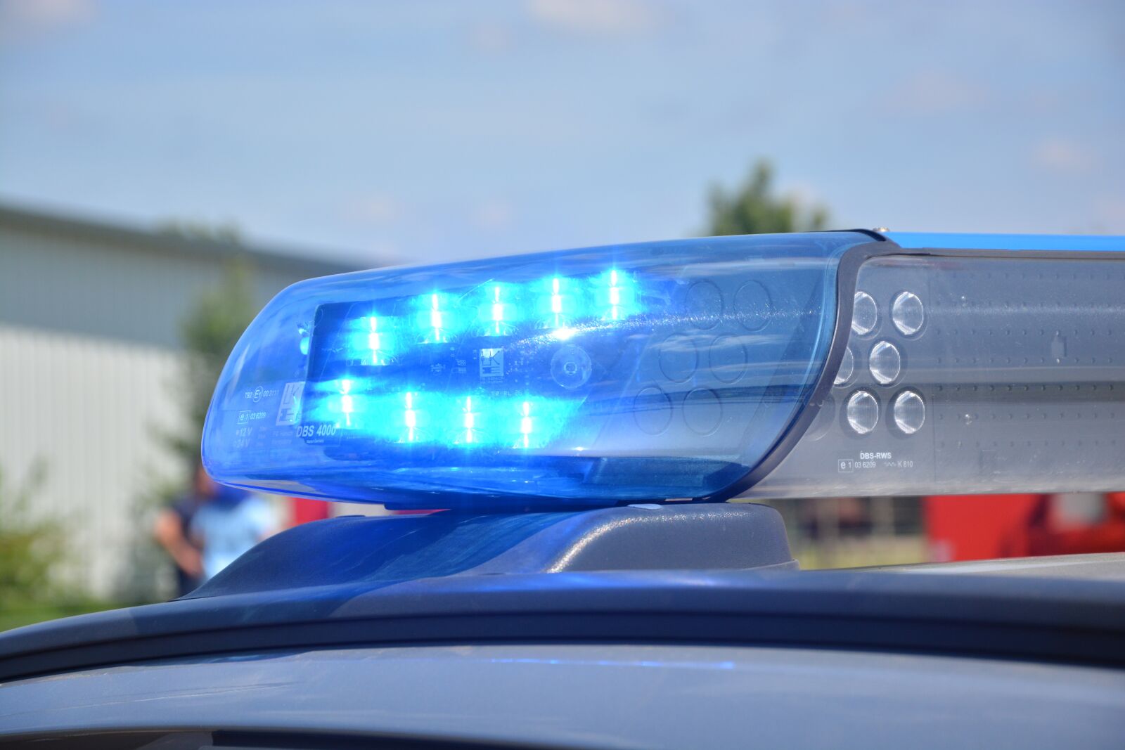 Nikon D5200 sample photo. Blue light, police, police photography
