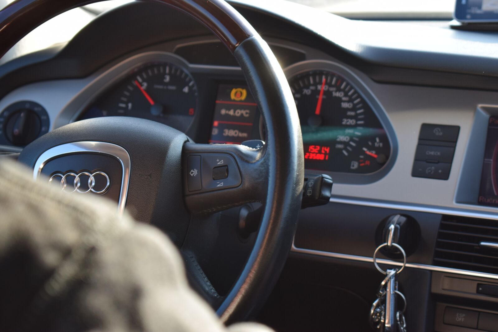 Nikon D3300 sample photo. Audi, allroad, steering wheel photography