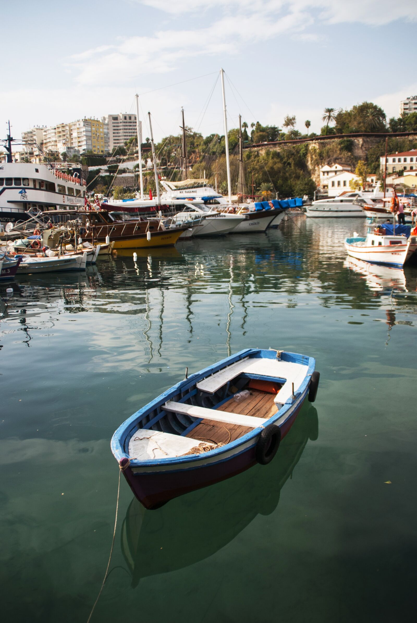 Nikon D60 sample photo. Boat, marine, antalya photography