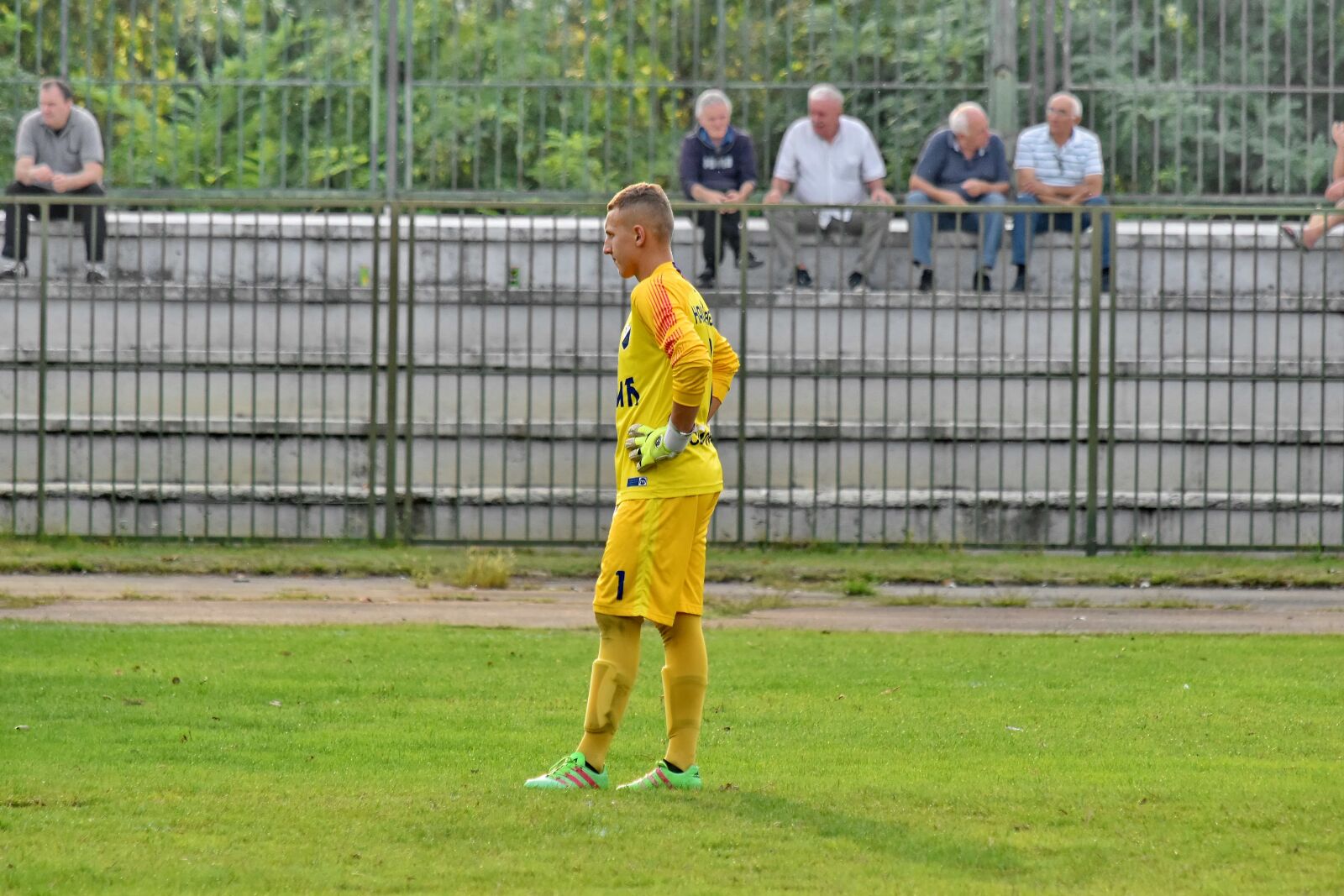 Nikon D5500 sample photo. Crowd, football player, match photography
