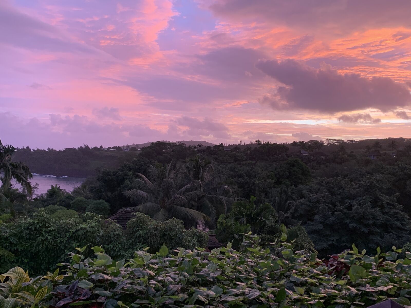 Apple iPhone XR sample photo. Sunset, hawaii, kauai photography
