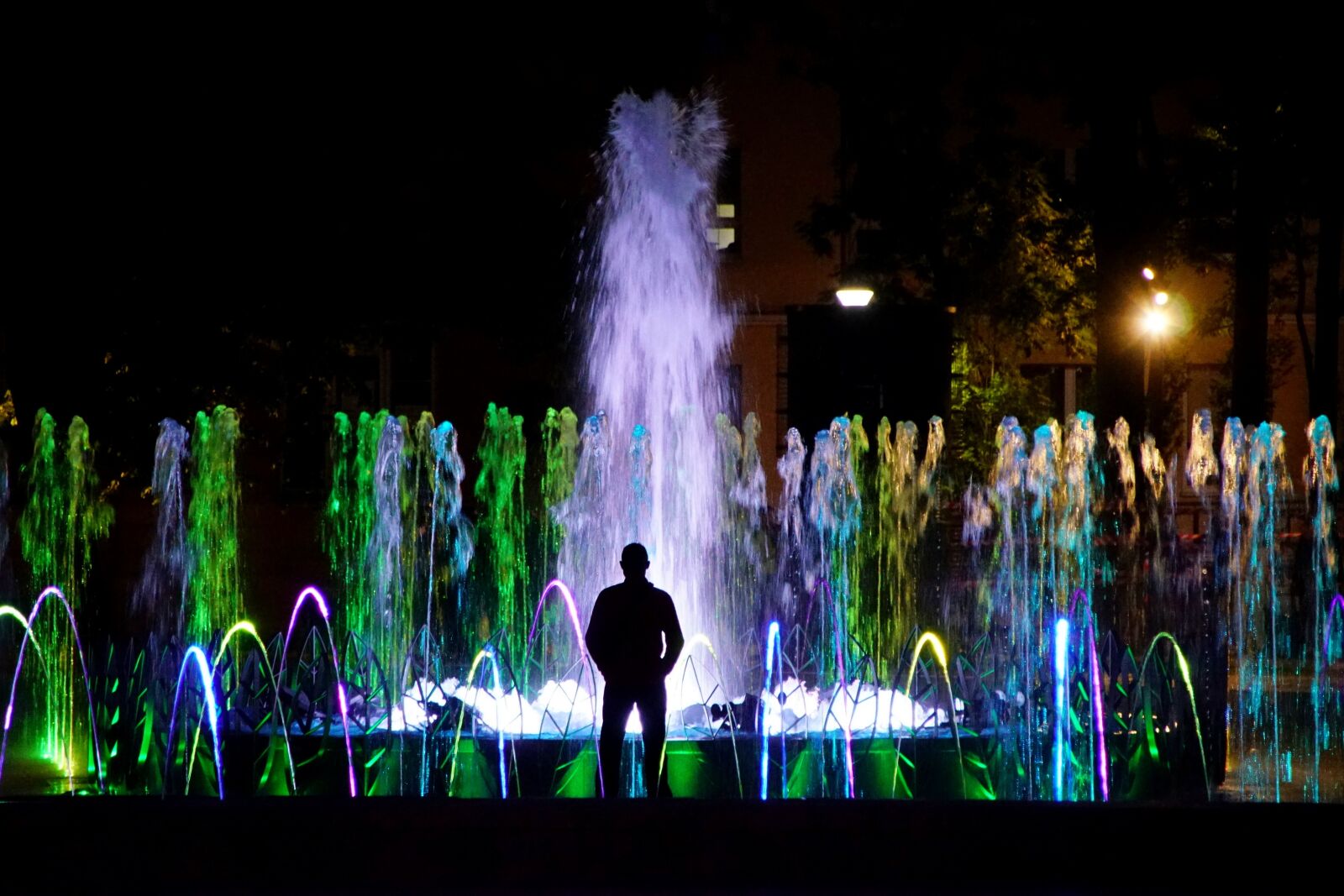 Sony DT 18-200mm F3.5-6.3 sample photo. Lublin, poland, fountain photography