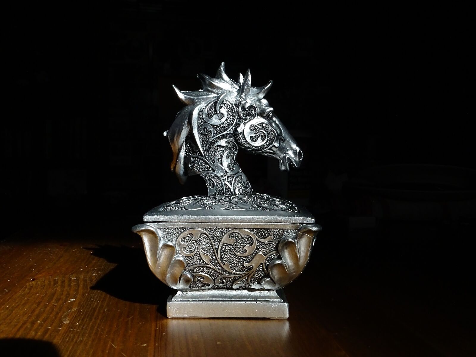 Sony Cyber-shot DSC-HX400V sample photo. Horses casket, small, jewelry photography
