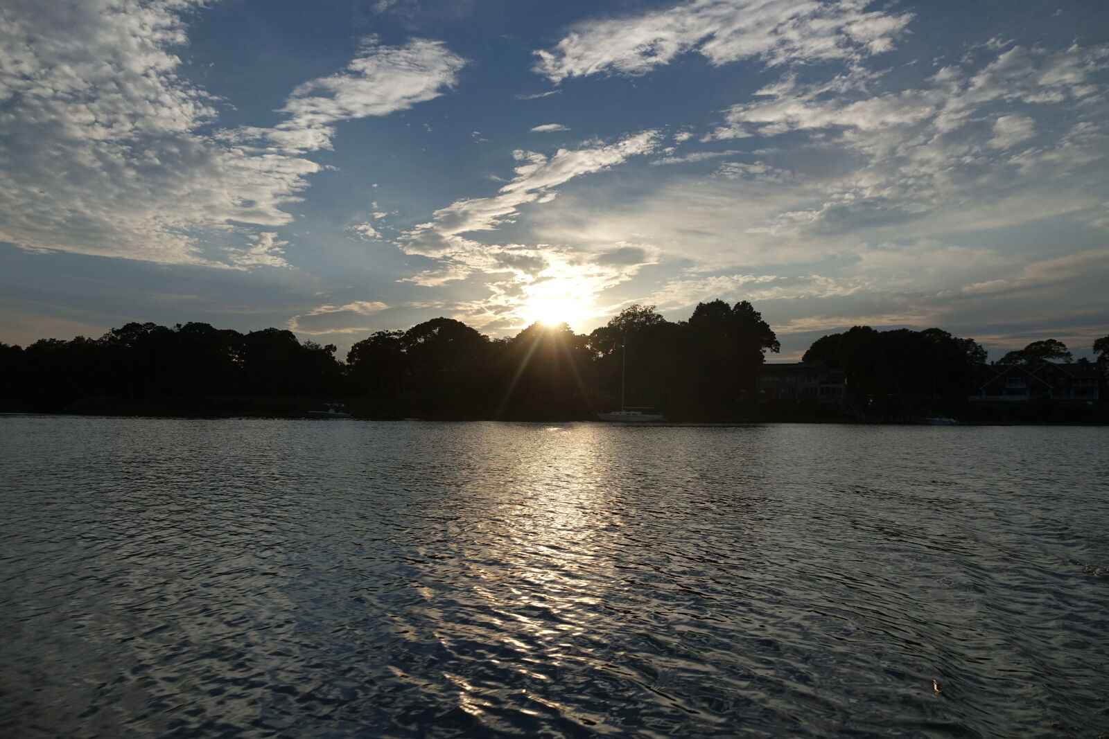Sony Cyber-shot DSC-RX10 II sample photo. Boat, island, ocean, sunset photography