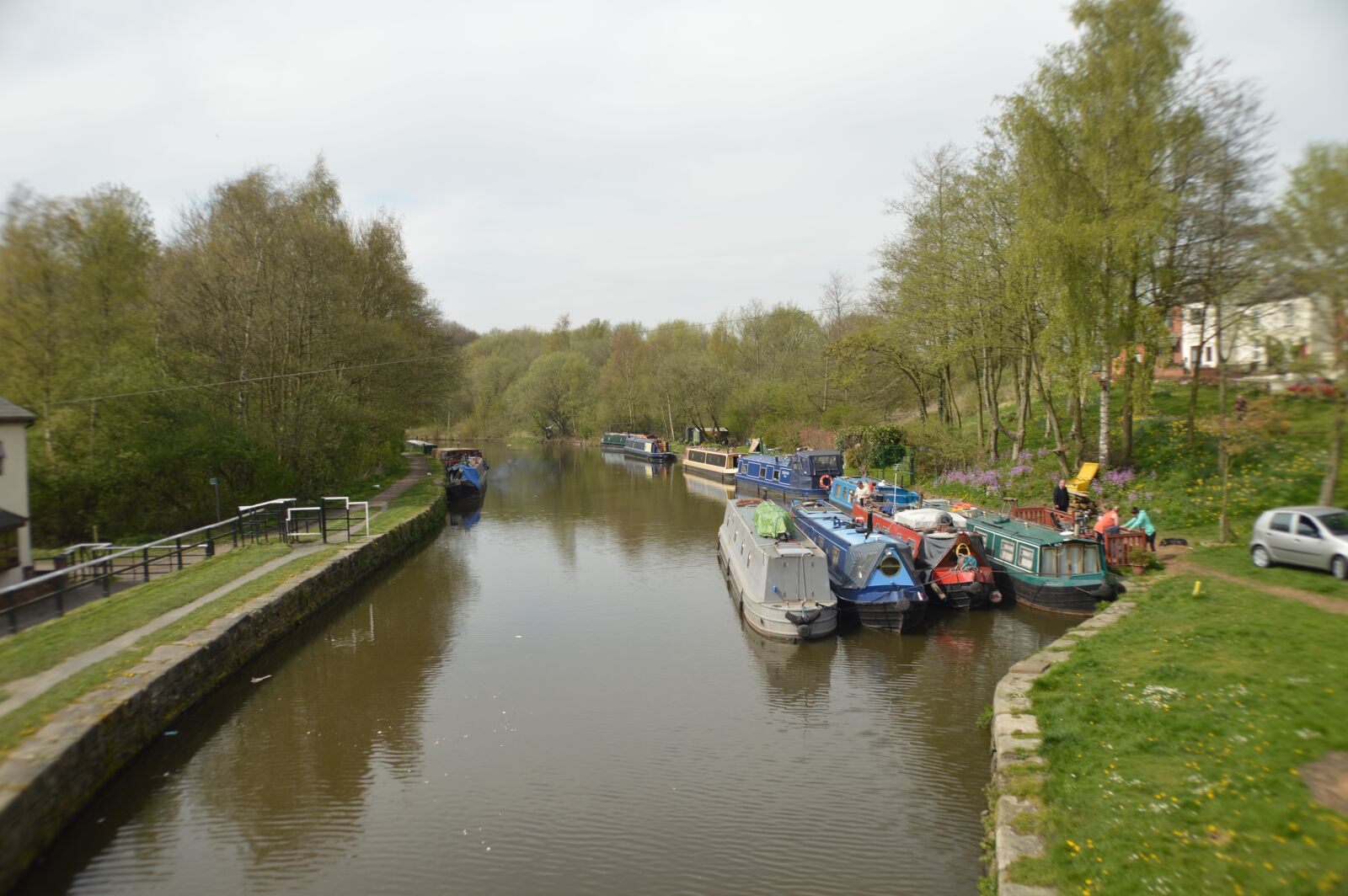 Nikon D3200 sample photo. Canal, boats, wigan photography