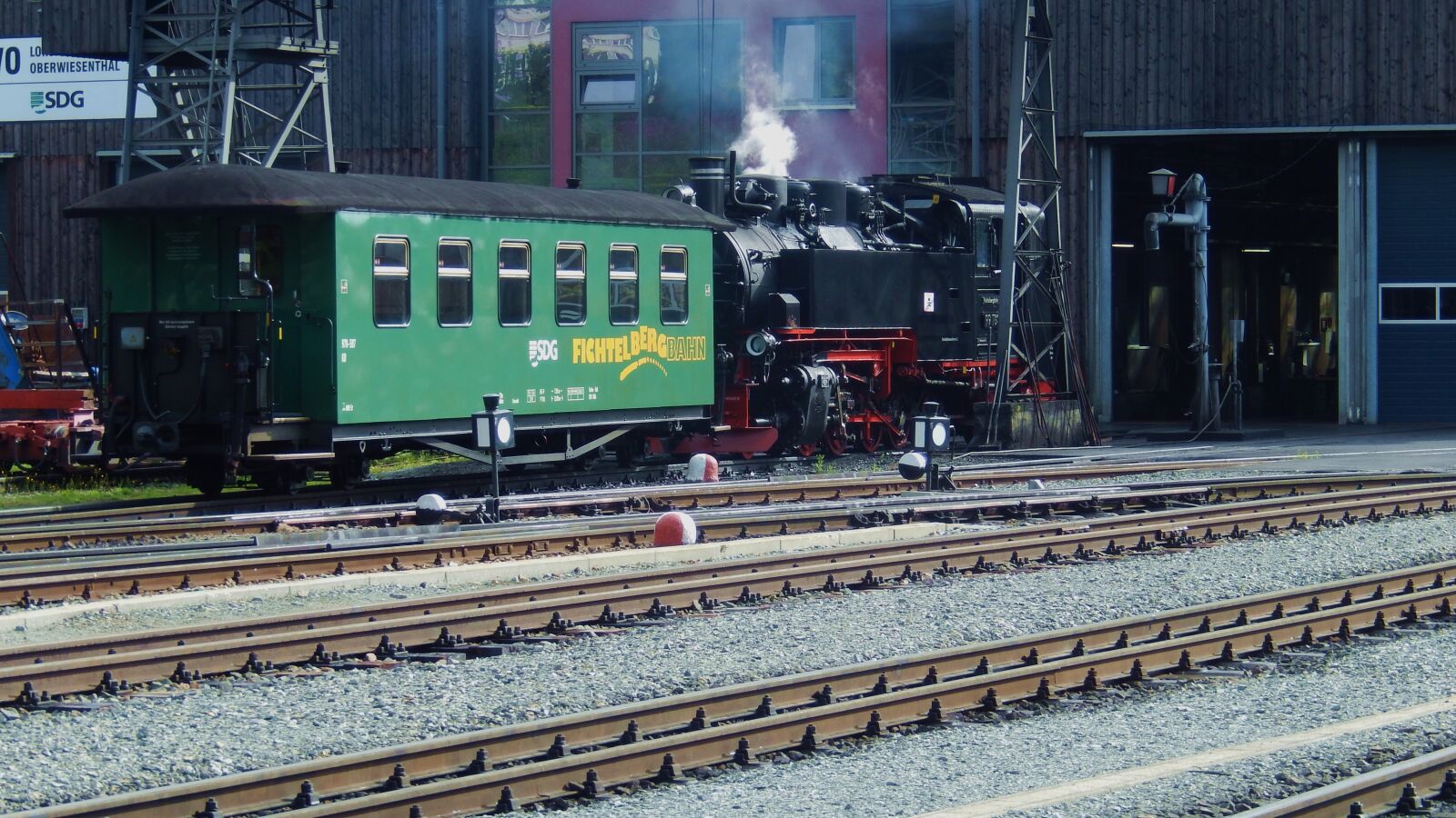 Nikon Coolpix S9500 sample photo. Fichtelberg railway, steam locomotive photography