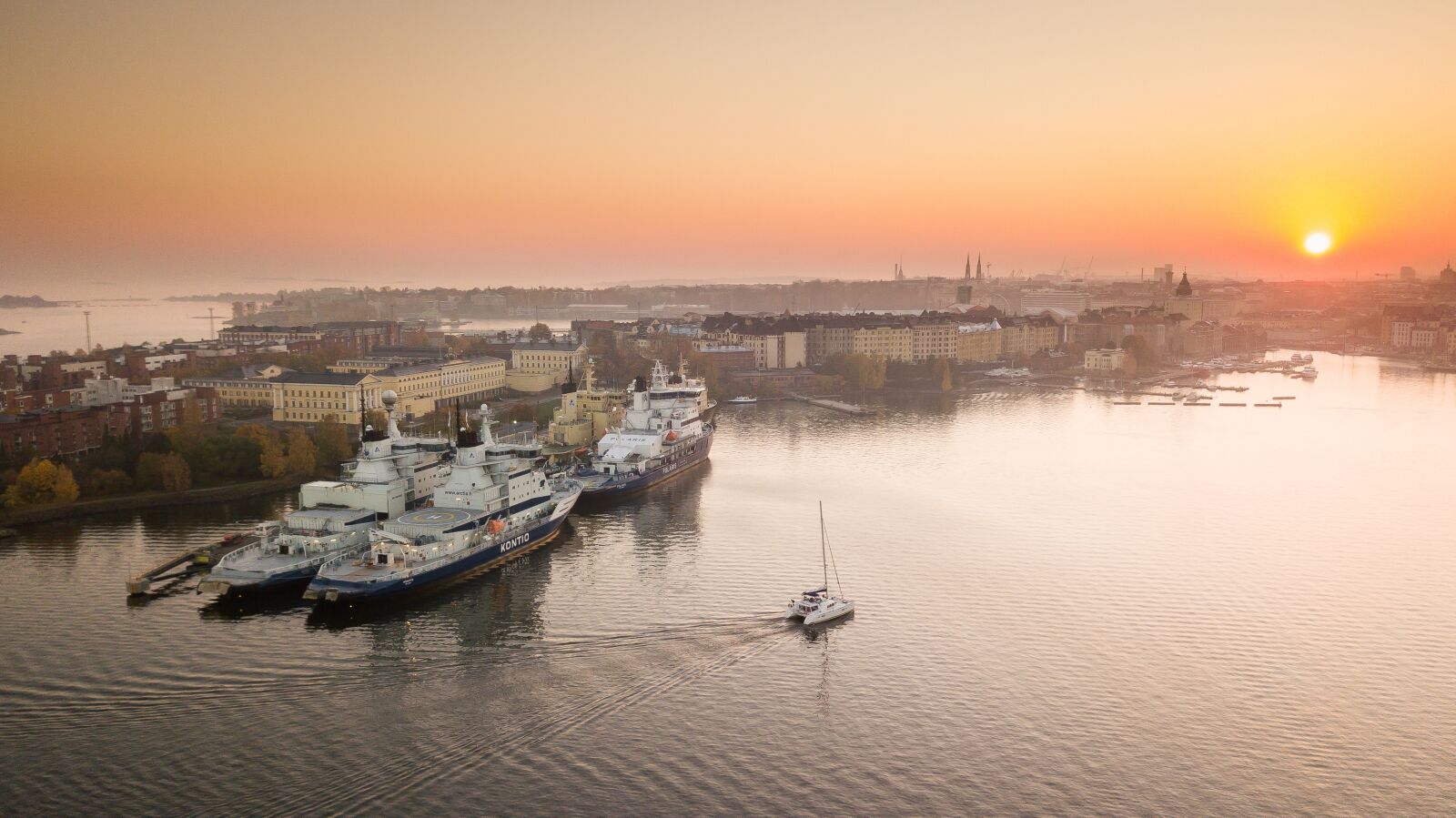 DJI FC220 sample photo. Helsinki, finnish, drone photography