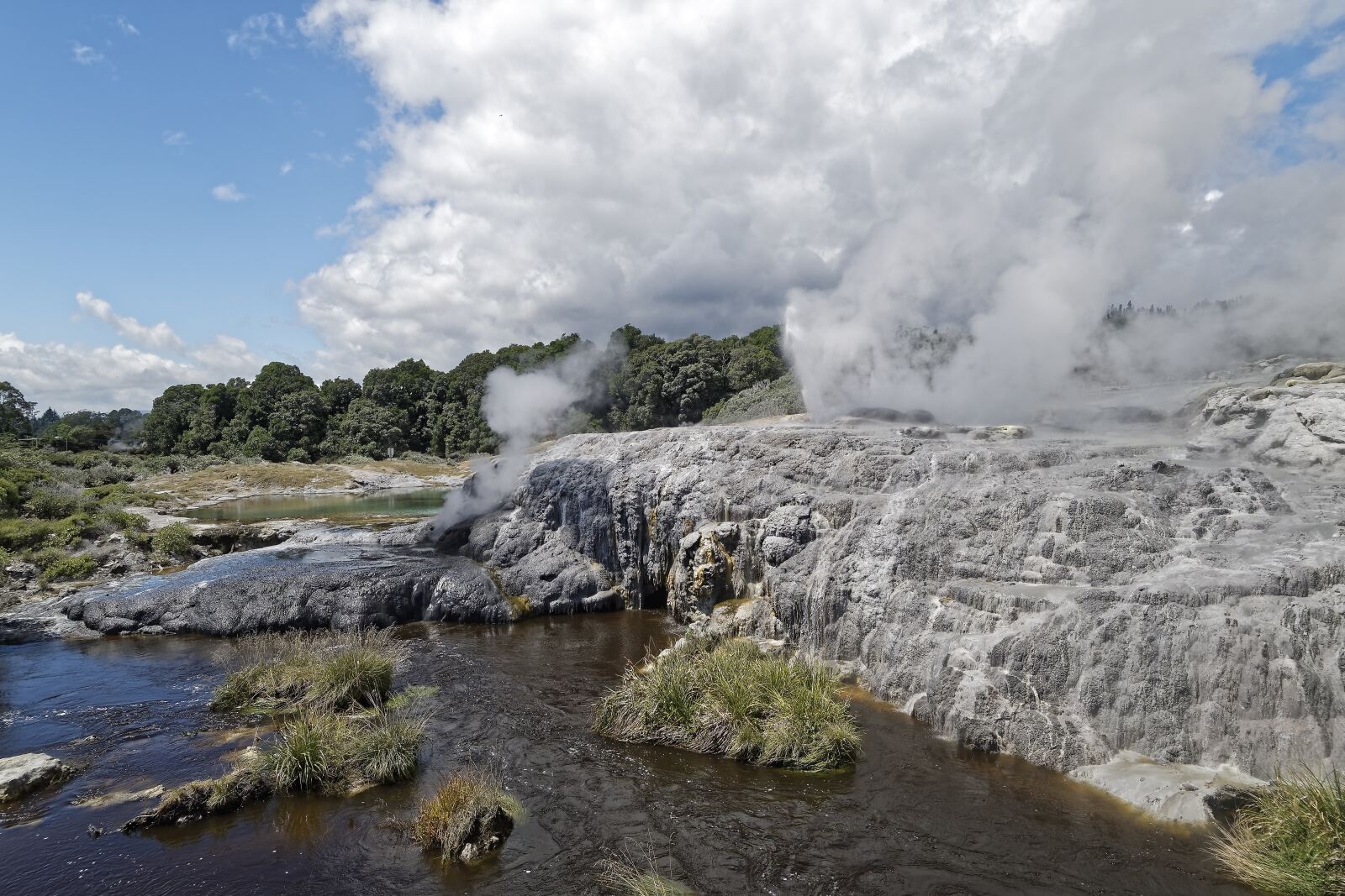 Nikon D500 sample photo. New zealand, pohutu geyser photography