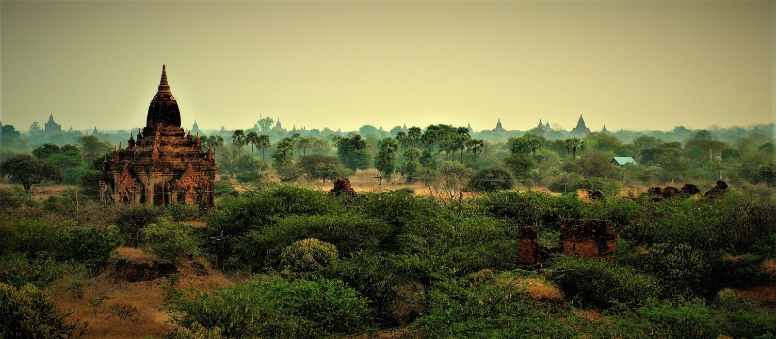 Olympus E-450 (EVOLT E-450) sample photo. Burma, bagan, landscape photography