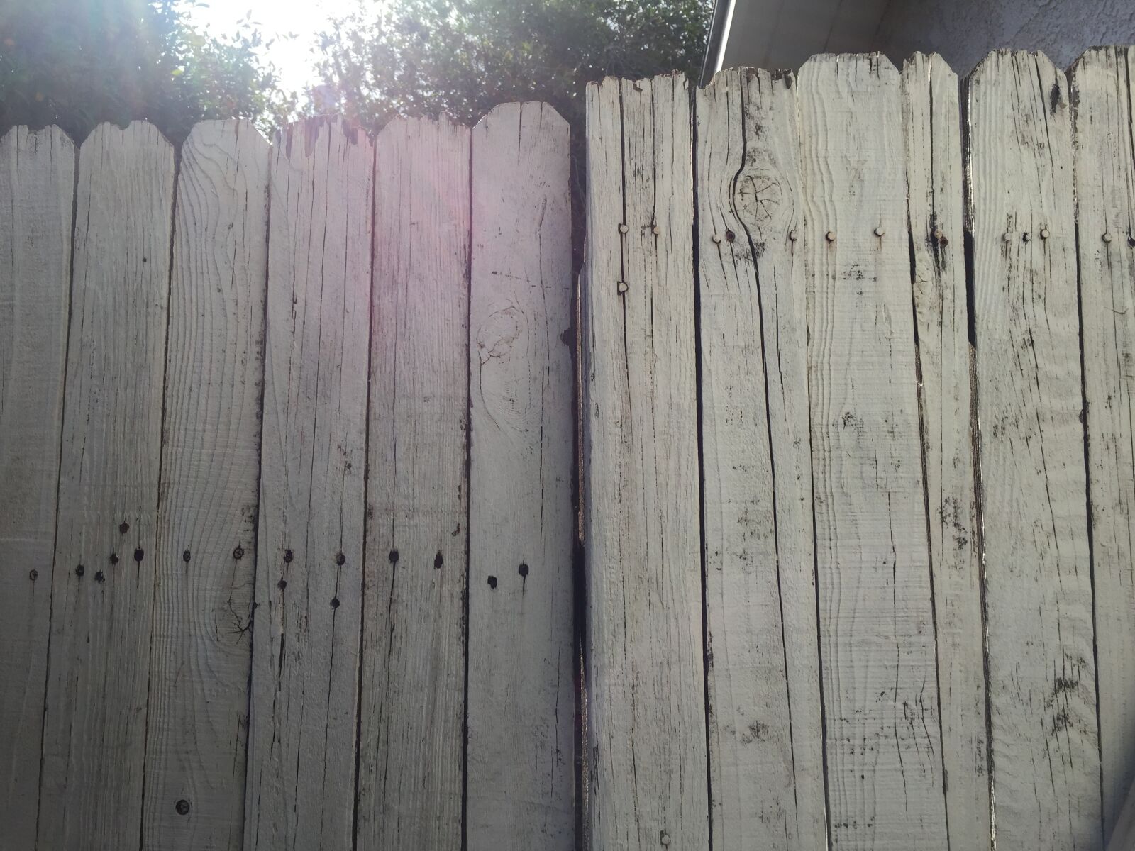 iPhone 6 back camera 4.15mm f/2.2 sample photo. Fence, shabby chic, white photography