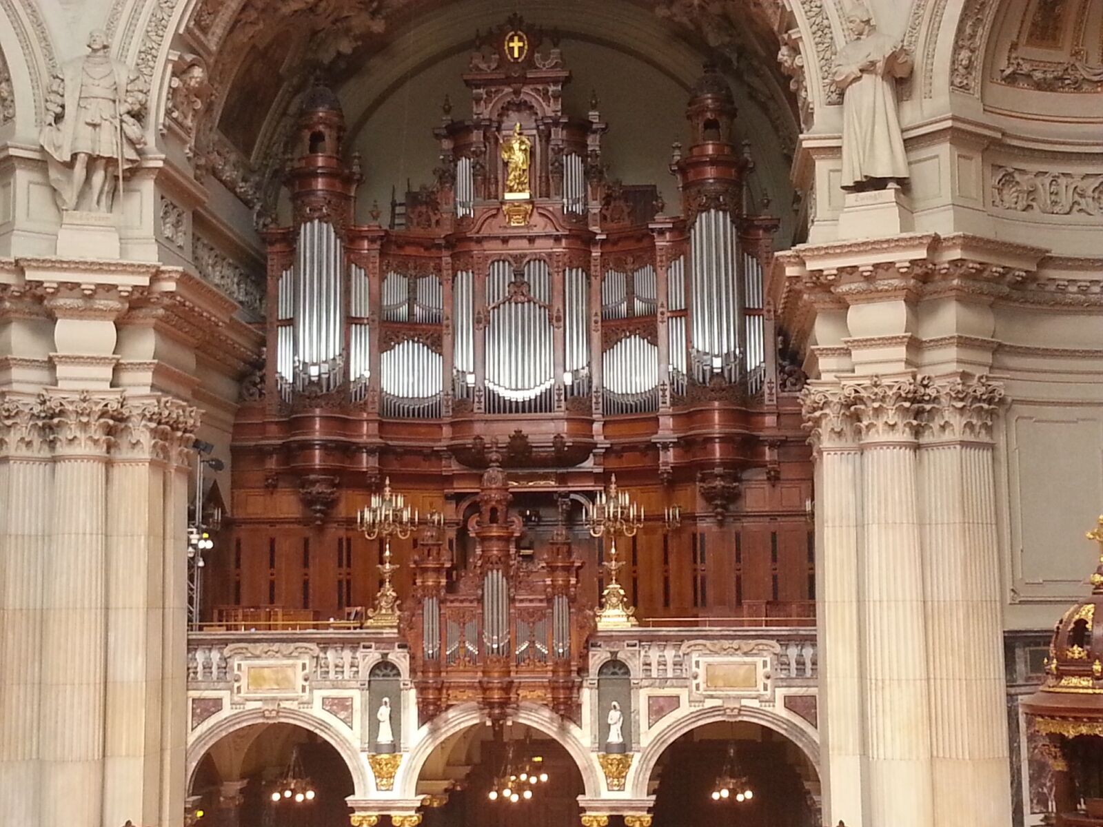 Samsung Galaxy S3 sample photo. Organ, berlin cathedral, dom photography