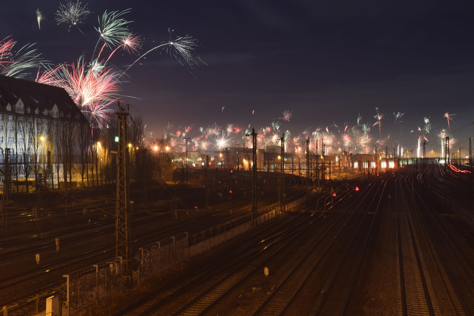 Nikon D5300 sample photo. Sylvester, fireworks, munich photography
