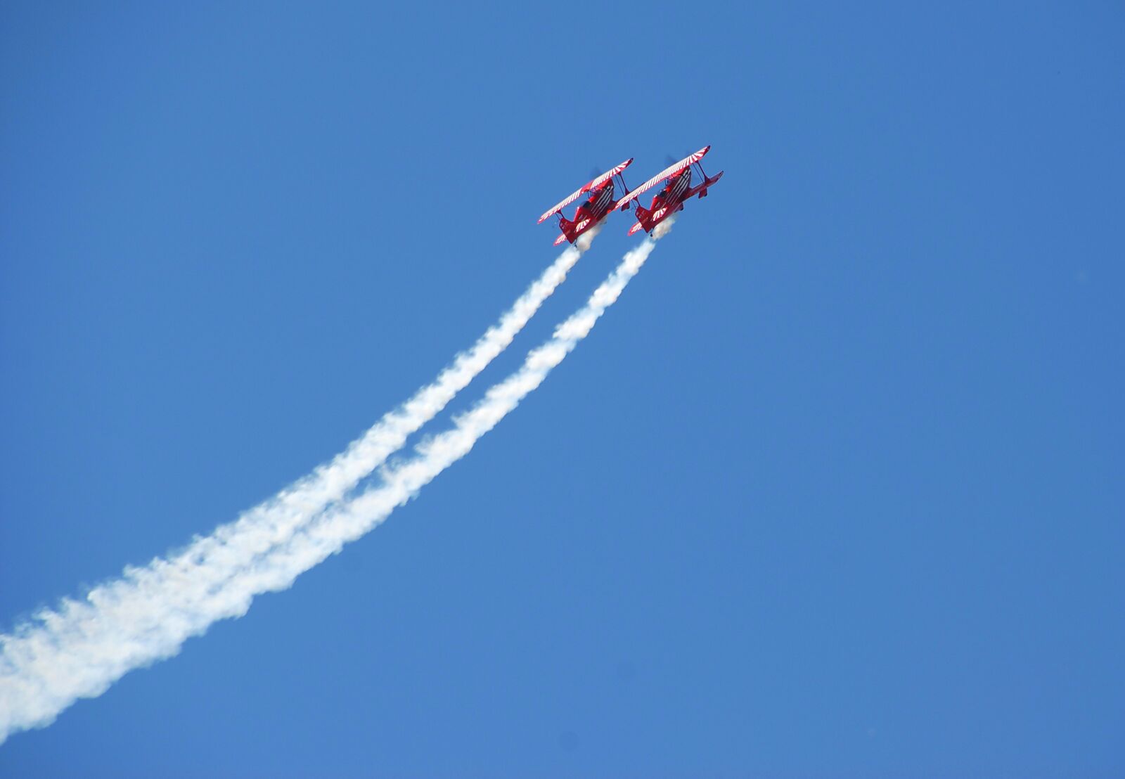 Nikon D200 sample photo. Stunt plane, air show photography
