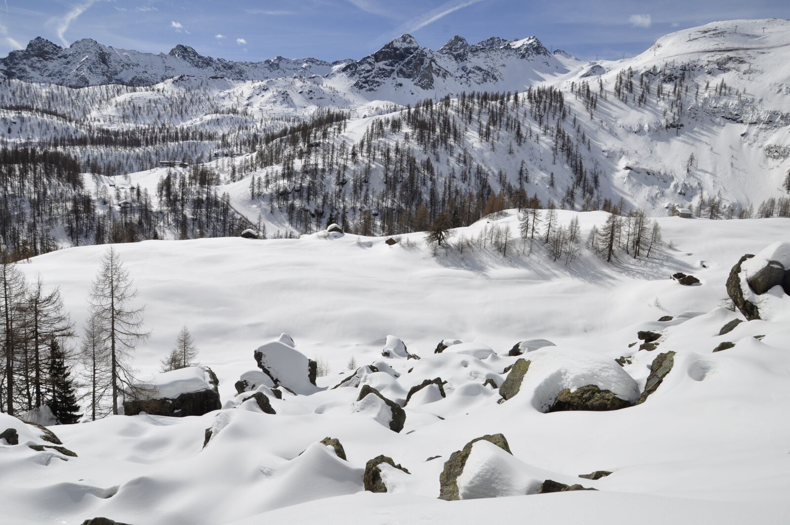 Nikon D5000 sample photo. Snow, winter, mountain photography