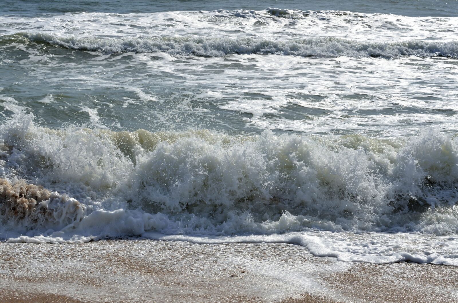 Nikon D7000 sample photo. Ocean, waves, foam photography