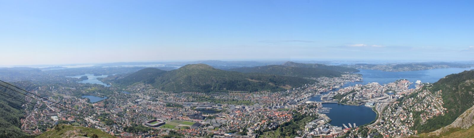 Canon EOS 1100D (EOS Rebel T3 / EOS Kiss X50) sample photo. Bergen, panorama, city photography