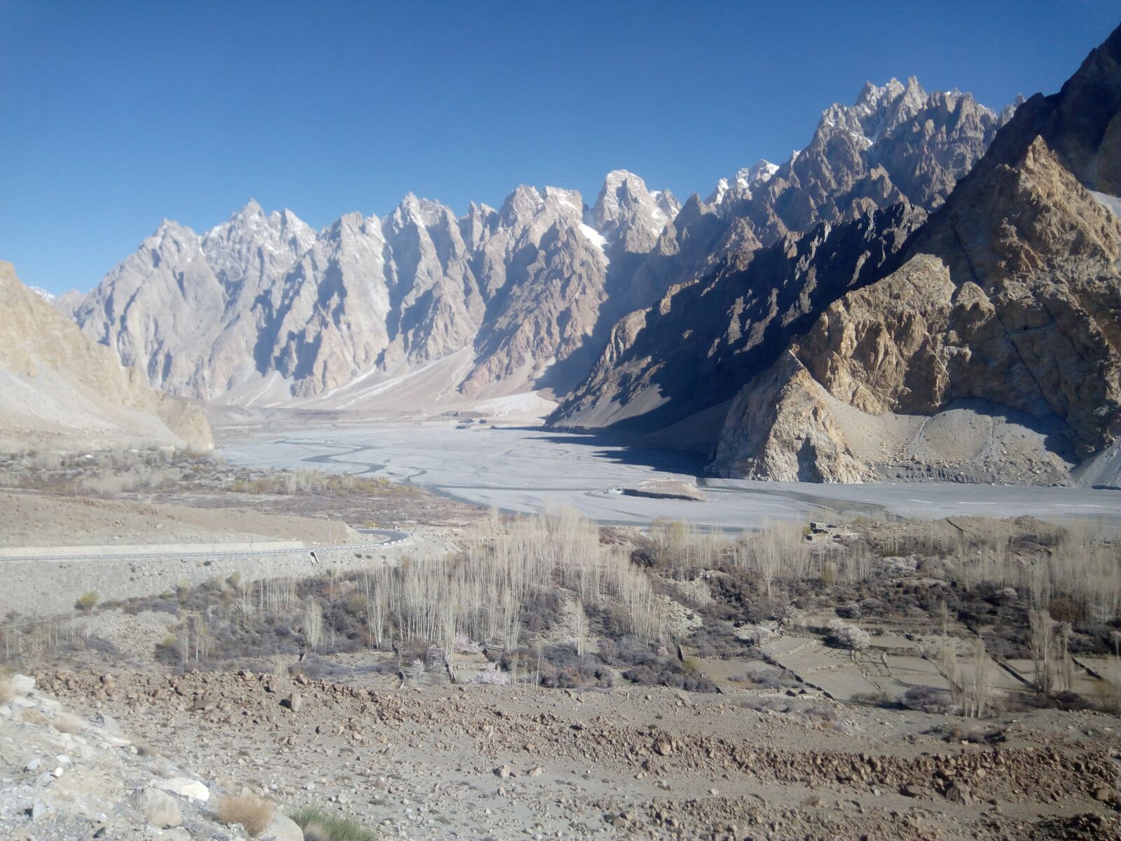 Infinix HOT 4 sample photo. Passu cones, hunza, pakistan photography