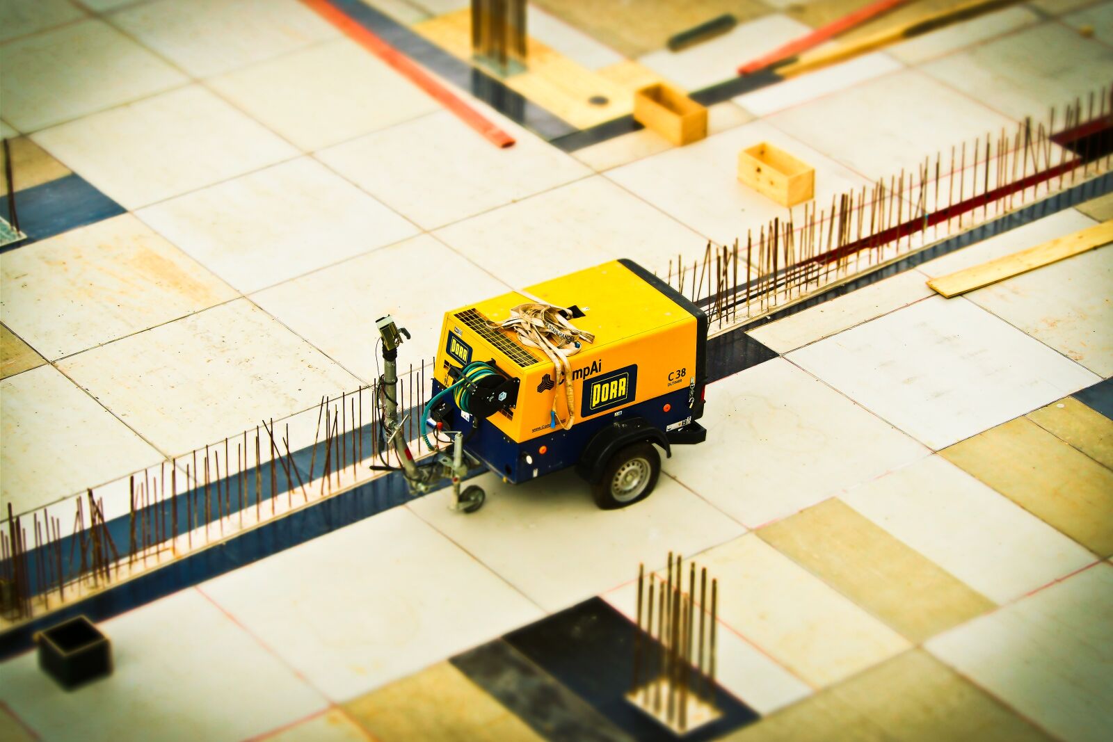 Olympus OM-D E-M10 sample photo. Construction, site, build photography