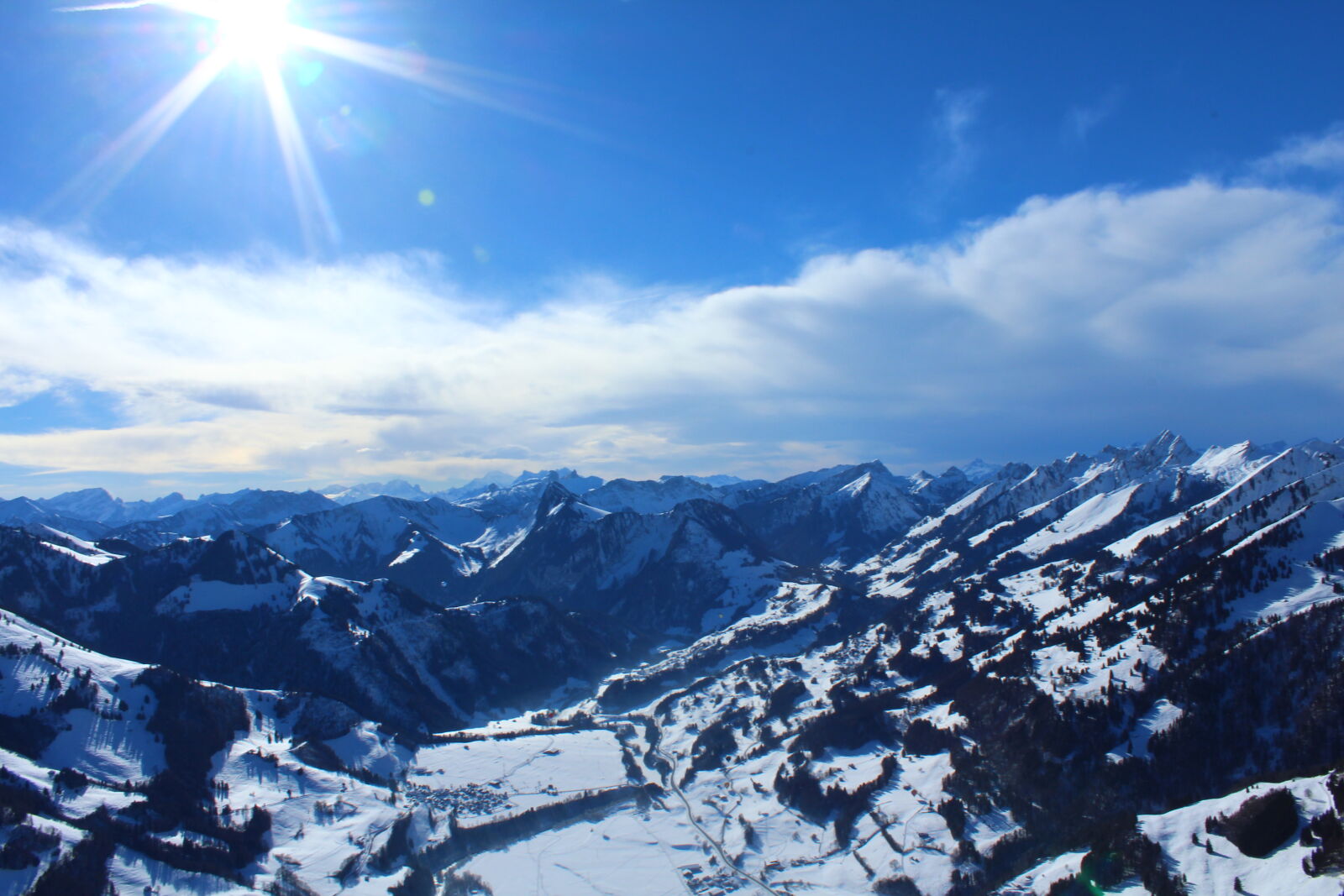 Canon EOS 1200D (EOS Rebel T5 / EOS Kiss X70 / EOS Hi) sample photo. Alps, ballooing, balloon, flying photography