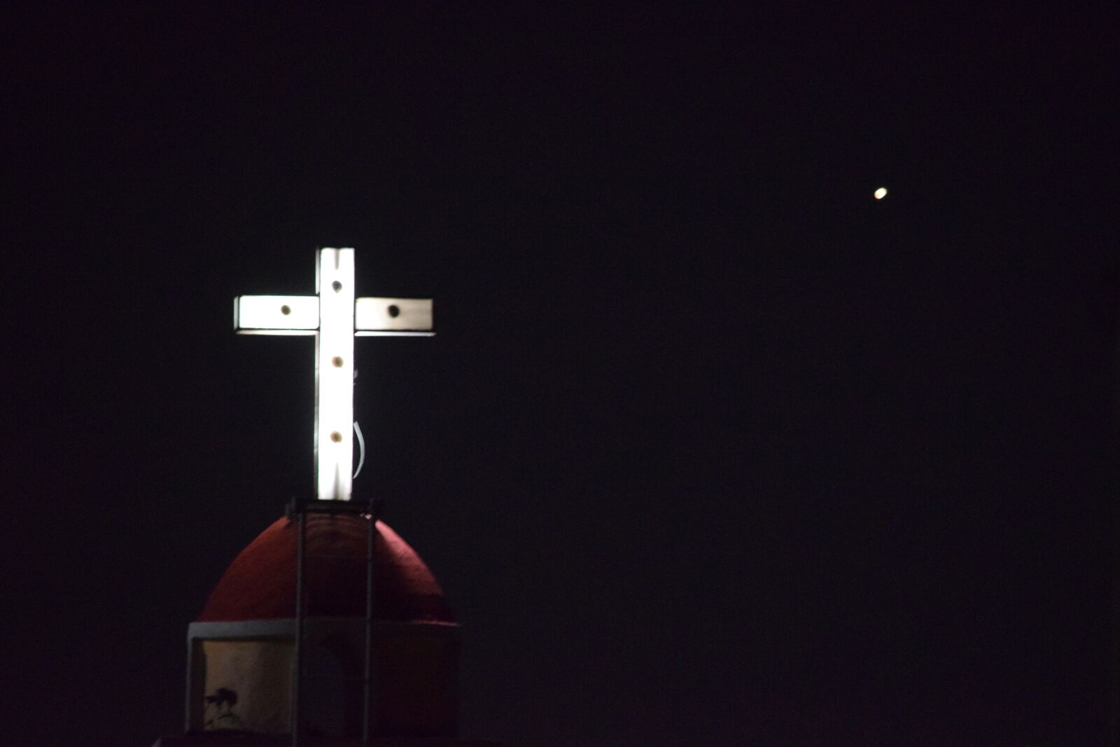 Nikon D3300 sample photo. Cruz, star, night photography