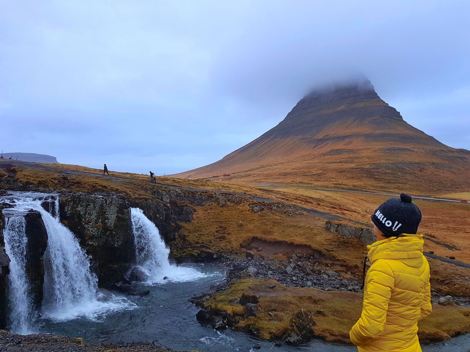 Samsung Galaxy S7 Edge sample photo. Kirkjufell, iceland, waterfall photography