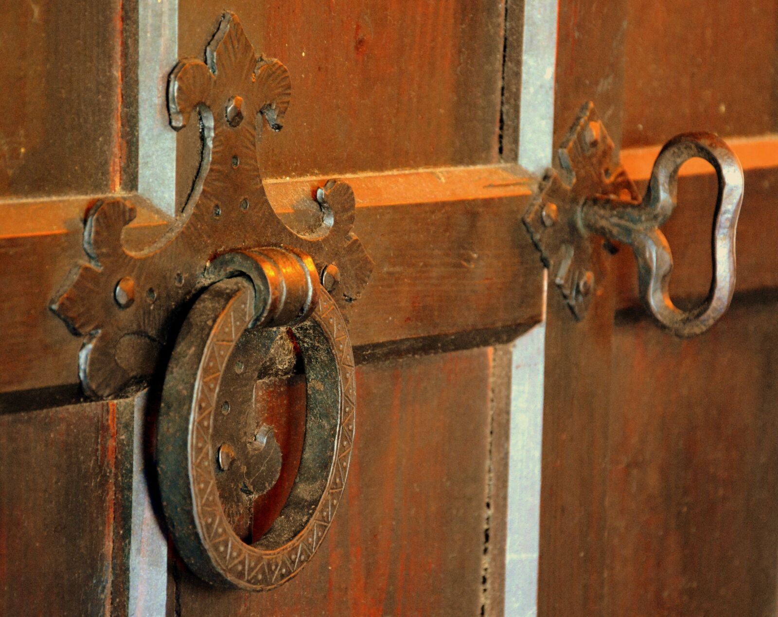 Nikon D7100 sample photo. Handle, door, medieval photography