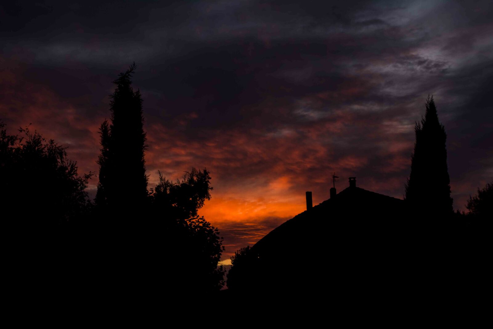Nikon D5200 sample photo. Sunset, dark, evening photography