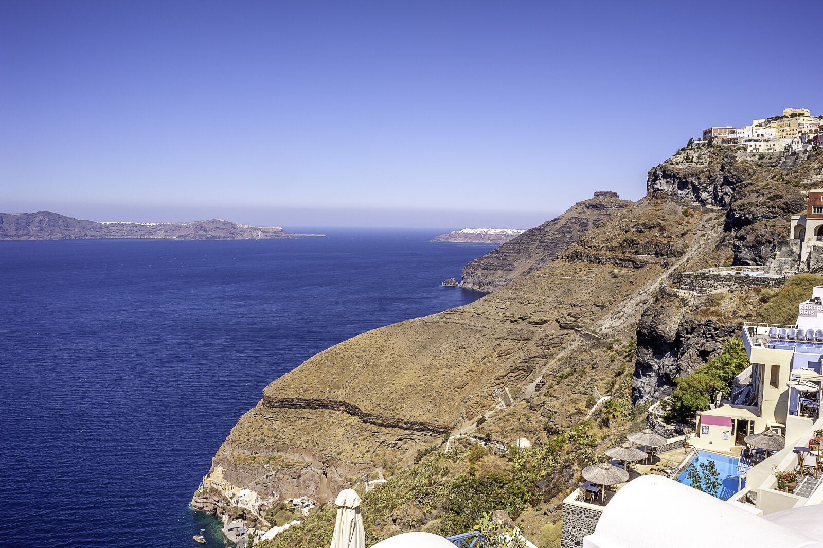 Nikon D700 sample photo. Santorini, greece, oia photography