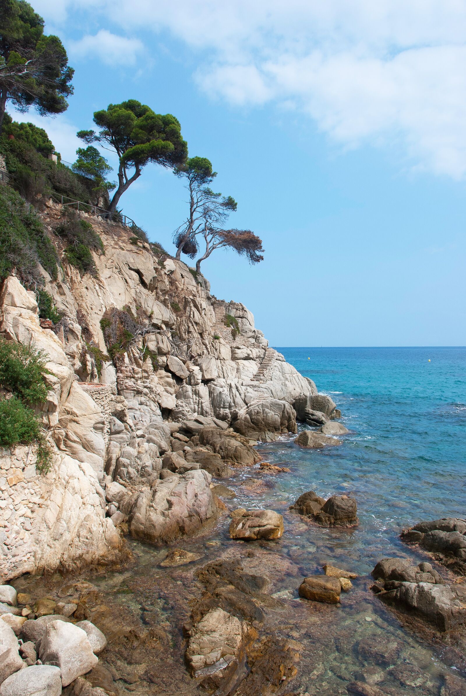 Nikon D80 sample photo. Rocks, sea, blue photography