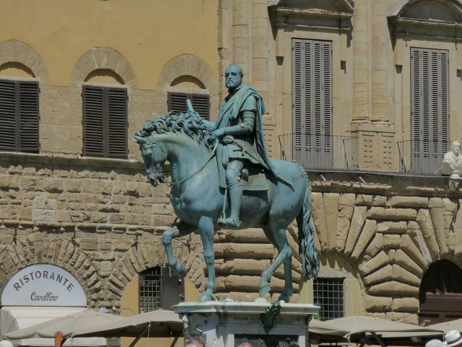 Panasonic Lumix DMC-ZS25 (Lumix DMC-TZ35) sample photo. Florence, sculpture, square photography